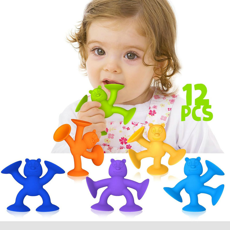  Silicone Suction Toys for Baby and Kids