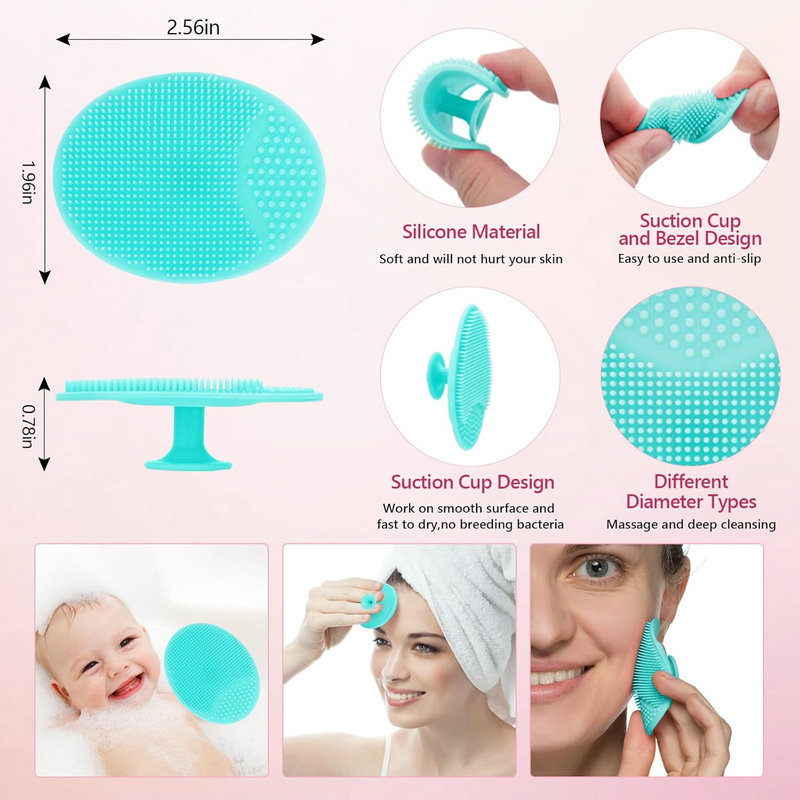 Silicone Face Cleansing Brush Scrubbers Kits (3).jpg