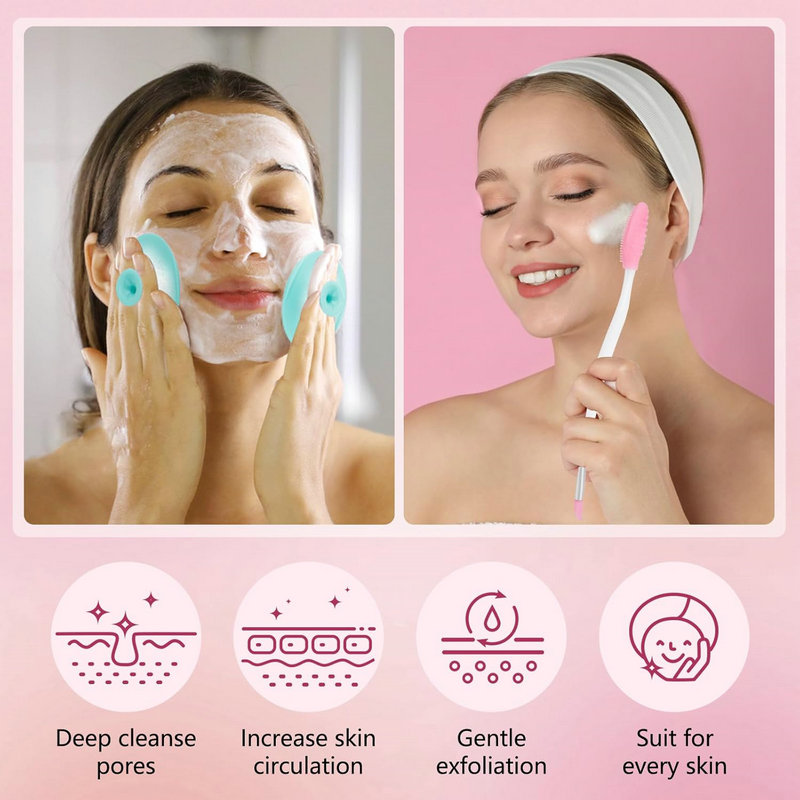Silicone Face Cleansing Brush Scrubbers Kits (6).jpg