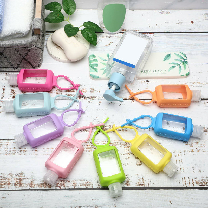 60ml Refillable Squeeze Sanitizer Bottle with Holder