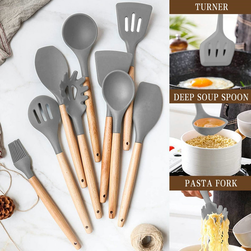 Good Grade Silicone Kitchen Cooking Utensils Set